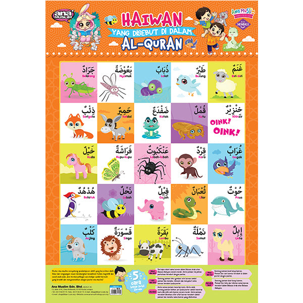 POSTER MEMBACA - HAIWAN YANG DISEBUT DI DALAM AL-QURAN
