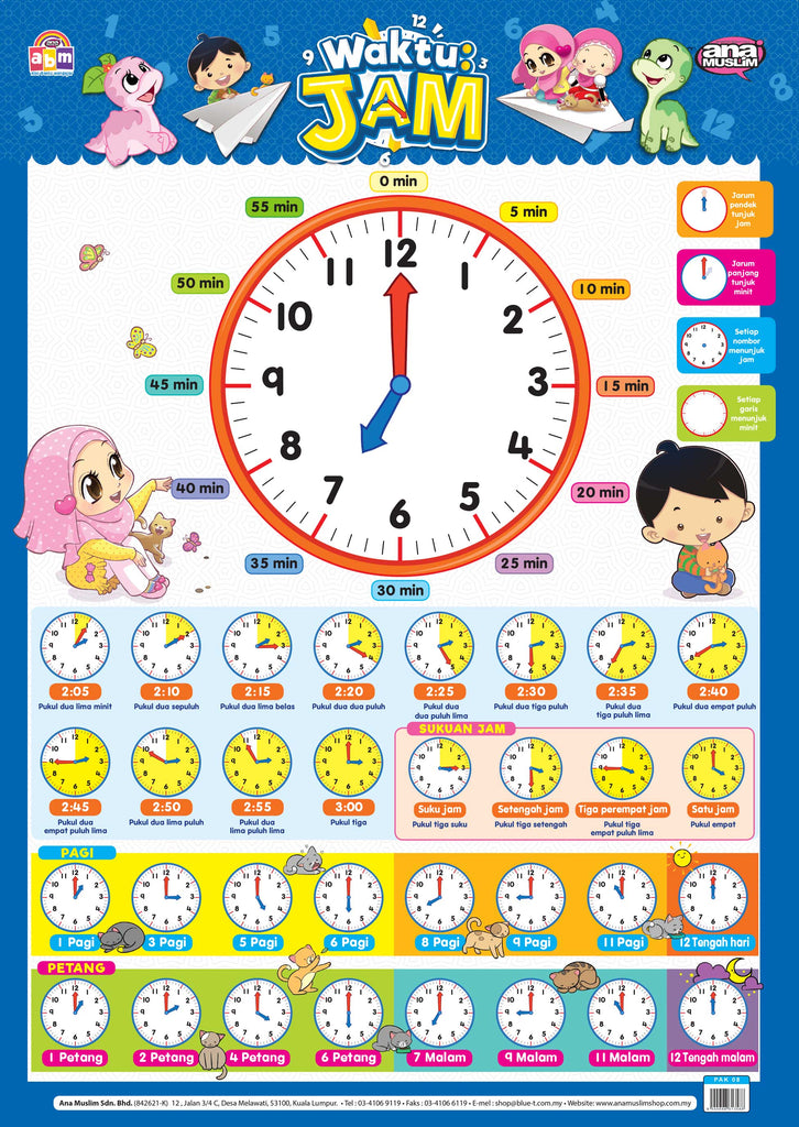 POSTER WAKTU JAM