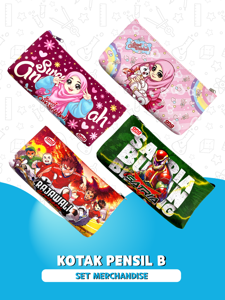SET KOTAK PENSIL  B I  MERCHANDISE I ANA MUSLIM I
