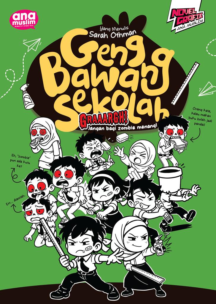 GENG BAWANG SEKOLAH - Graaargh! Jangan bagi zombie menang!