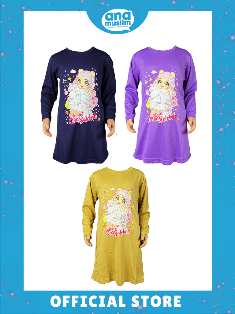 BUSANA ANA MUSLIM SWEET ANA SOLEHAH KOD 281