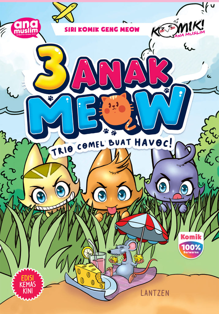3 ANAK MEOW - TRIO COMEL BUAT HAVOC